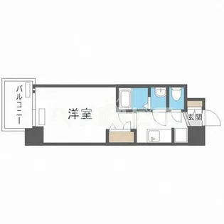 プレサンス堺筋本町センティス【310号室】の間取り