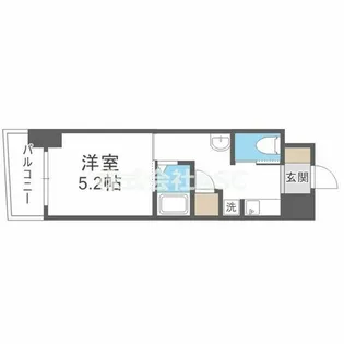 シャトー・デ・シリウス【1103号室】の間取り