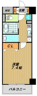 セリテ板宿【4階】の間取り