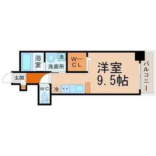 アクシア車道【4階】の間取り