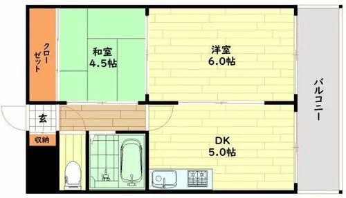 ハイツサンシャイン【3階】の間取り