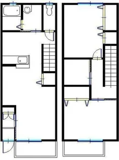 ドミール堂本【1階】の間取り