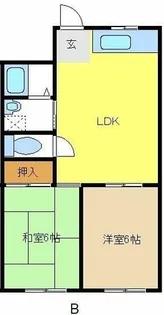 ホワイトメゾン原【2階】の間取り