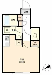Branche葵【4階】の間取り
