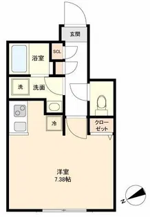 Branche葵【4階】の間取り