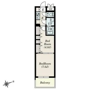 S-RESIDENCE神沢afford【2階】の間取り