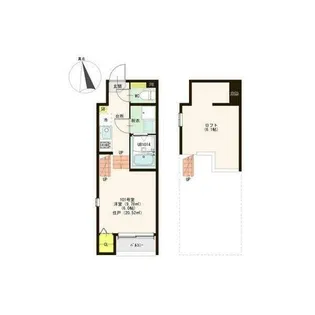 ELLERY MORIYAMA【1階】の間取り