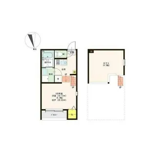 ELLERY MORIYAMA【1階】の間取り