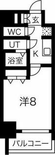 メイクスアート太閤通【10階】の間取り