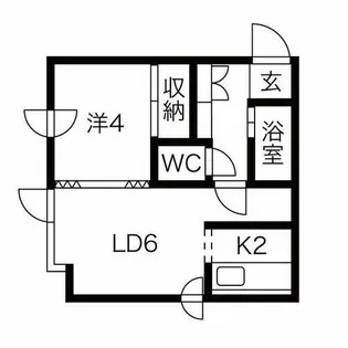 ルーセント22【1階】の間取り