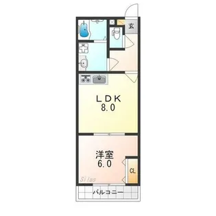 メゾン・ド・グリシーヌ【1階】の間取り