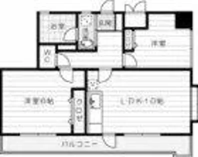 ラフィーネ小倉【4階】の間取り