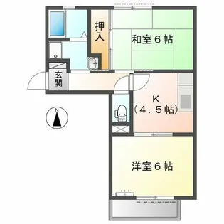 サンガーデンISIO C棟【2階】の間取り