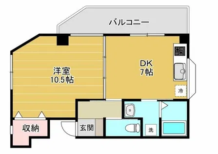 城南ビル【301号室】の間取り