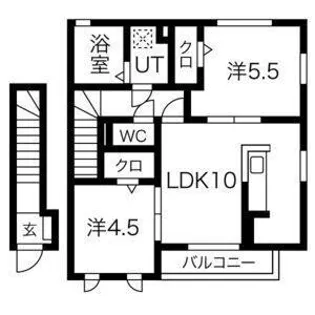 SumiKa【A203号室】の間取り