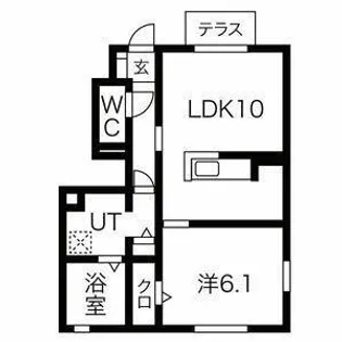 SumiKa【1階】の間取り