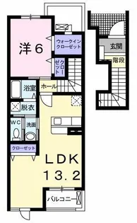 サラスヴァーティーY【202号室】の間取り