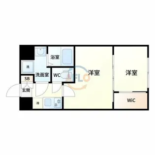 セレニテ江坂ルフレ【6階】の間取り