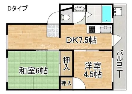 アウラベッラ~清風荘~【3階】の間取り