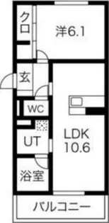 シャルールプラスⅡ【1階】の間取り