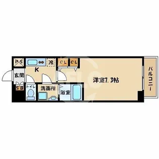 サムティ梅田インターコア【2階】の間取り