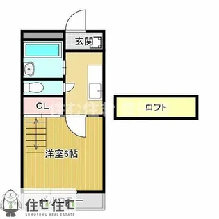 スエルテ東山【102号室】の間取り
