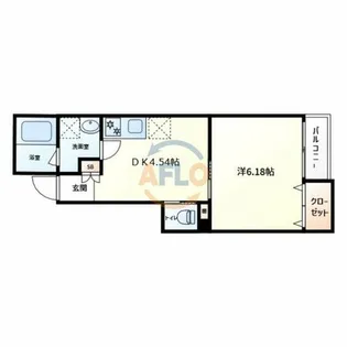 Luxe国分寺Ⅱ【2階】の間取り