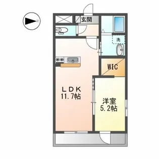 サンクレスト・大谷【2階】の間取り