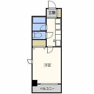 ロイヤル天満橋【8階】の間取り