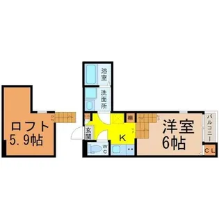 スリジェ桜山【2階】の間取り