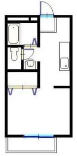 ビーライン松本【2階】の間取り