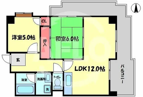 メゾンエルミタージュ【3階】の間取り