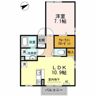 エトワールⅡ【2階】の間取り