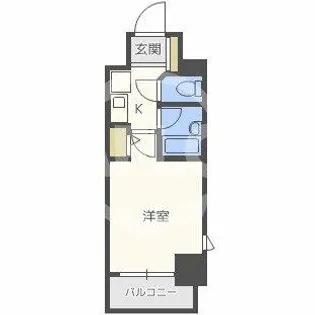 エスリード梅田新道第2【6階】の間取り