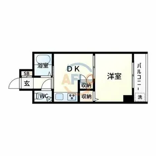 第2東三国グランドハイツ北【5階】の間取り