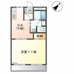 レスポワール太田【2階】の間取り