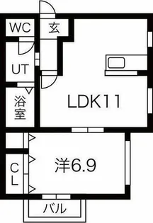 アヴェニュー【1階】の間取り