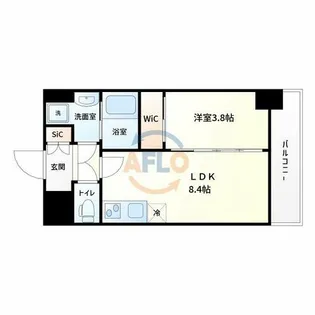 エスリードレジデンス梅田マークス【3階】の間取り