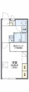 レオパレスコンフォール中野【1階】の間取り