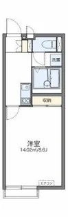 レオネクストフラワーヒルⅢ【1階】の間取り