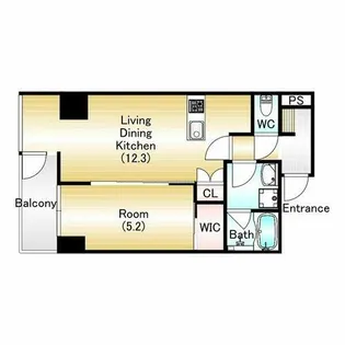 Fortunato扇町【3階】の間取り