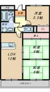 エンデバー高石【4階】の間取り