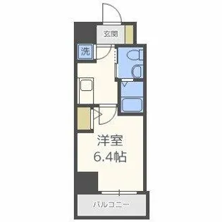 HS梅田EAST【10階】の間取り