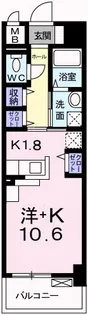 カーサ イーグレット【2階】の間取り