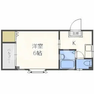 フローラルステージ同心町【2階】の間取り