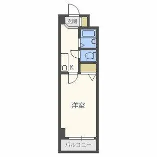 ∞中之島アンフィニ【7階】の間取り