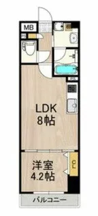 インプルーブ天六【3階】の間取り