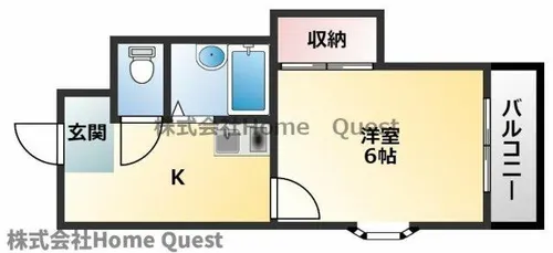 ウインライフ山本【301号室】の間取り