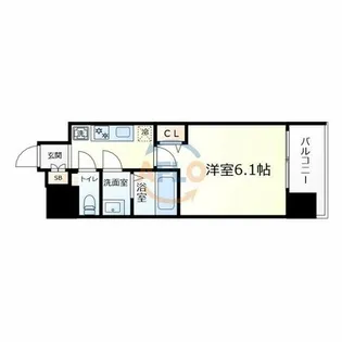 プレサンス緑橋ソレアス【9階】の間取り