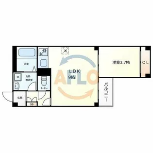 wizAbeno【2階】の間取り